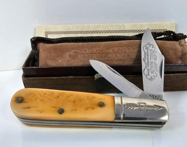 Russell Barlow 1875-1975 Commemorative Issue Barlow Knife NEW Vintage with Box and Papers #06748