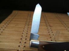SCHRADE OLD TIMER 8OT SR. STOCKMAN 1970'S VINTAGE TRIPLE CARBON STEEL BLADE NOS FOLDING POCKET KNIFE