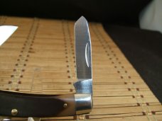 SCHRADE OLD TIMER 8OT SR. STOCKMAN 1970'S VINTAGE TRIPLE CARBON STEEL BLADE NOS FOLDING POCKET KNIFE