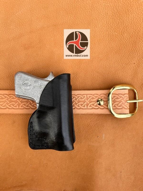 Handmade Leather Holster OWB Right Hand - Beretta 950 Minx 22