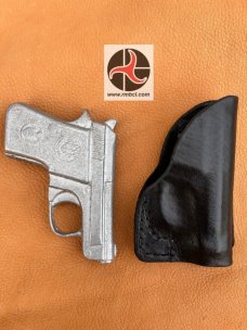 Handmade Leather Holster OWB Right Hand - Beretta 950 Minx 22