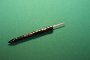 "NEW" - Working Ballpoint Pen / with 1 3/4" OTF Blade (pen switchblade knife)