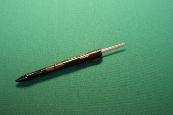 "NEW" - Working Ballpoint Pen / with 1 3/4" OTF Blade (pen switchblade knife)