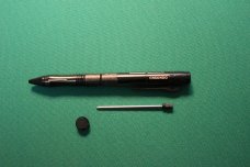 "NEW" - Working Ballpoint Pen / with 1 3/4" OTF Blade (pen switchblade knife)