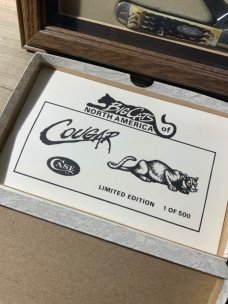 Case xx 1985 Copperhead, Great cats of North America “Cougar”