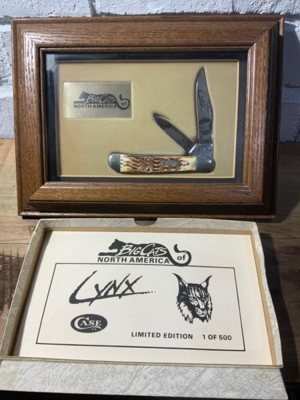 Case xx 1985 Copperhead, Great cats of North America “Lynx” Case xx 1985 Copperhead, Great cats of North America “Lynx”