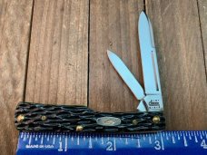 Case Gunstock Shadow Bolsters Hunter Green Jigged Bone 2001