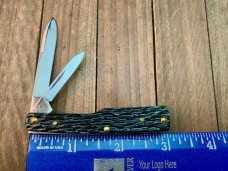 Case Gunstock Shadow Bolsters Hunter Green Jigged Bone 2001