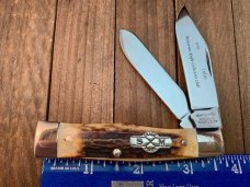 Schatt and Morgan File and Wire Series Gunstock Jack Stag 2015 Wolverine Knife Collectors Club