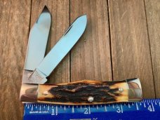 Schatt and Morgan File and Wire Series Gunstock Jack Stag 2015 Wolverine Knife Collectors Club