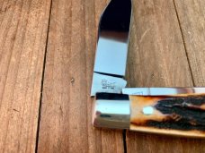 Schatt and Morgan File and Wire Series Gunstock Jack Stag 2015 Wolverine Knife Collectors Club