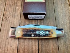 Schatt and Morgan File and Wire Series Gunstock Jack Stag 2015 Wolverine Knife Collectors Club