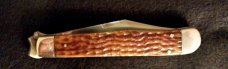 Case Tested 6161L Switchblade with Green Jigged Bone. 