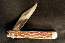 Case Tested 6161L Switchblade with Green Jigged Bone. 