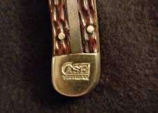 Case Tested 6161L Switchblade with Green Jigged Bone. 