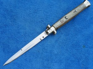 Rare double stamped 13" AGA Picklock 2003  Blondhorn handles 5mm blade Limited Edition 