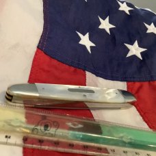 1999 Bulldog Celebrated Dirk Whittler w/ Fiery Mother of Pearl Handles -NM