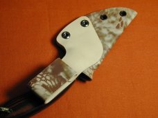 Brian Hendrickson Custom 2023 Hunter Knife Black Stonewash 8670 Carbon Steel With Kydex Sheath USA