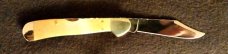 Dual action Mini Copperlock with Genuine Gold-lip Mother of Pearl Switchblade 