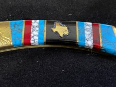 Brian Yellowhorse Customized Buck 110 Ltd Ed Navajo Inlaid 