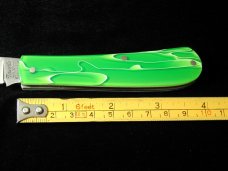 Titusville Cutlery 2024 Portal Fluid Acrylic Big Easy Cotton Knife Rare 1 of 60 COA USA Made