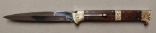 13" Double Eagle Picklock Switchblade with Rosewood handles.