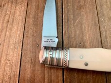 A.G. Russell Lockback Smooth Natural White Bone Seki  Japan 1996