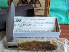 RARE - 1991 Case Classic Prototype 1 of 1 - 61050SAB Green Bone.  Bare end with oval shield.  w/COA