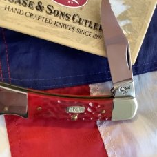 Case xx 1997 Medium 3 3/4" Lock back Knife (MDL# 61405L SS) w/ Great Red Handles -NOS M/NM