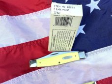 Case xx 1999 Large Stockman (3375 CV) w/ Yellow Synthetic Handles -NOS in orig box