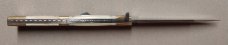 13" Double Eagle Picklock Switchblade. Giraffe Bone handles.