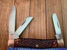 Schrade NY 881 Stockman Brown Delrin 1950’s