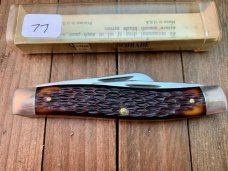 Schrade NY 881 Stockman Brown Delrin 1950’s