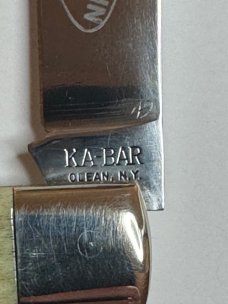 Ka-Bar Large Stag Lockback Dogshead