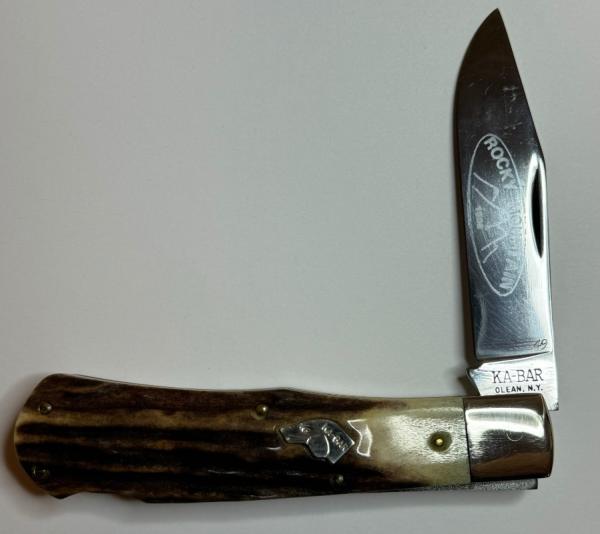 Ka-Bar Large Stag Lockback Dogshead