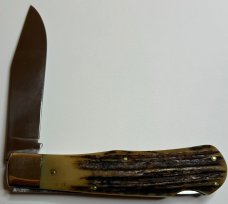 Ka-Bar Large Stag Lockback Dogshead