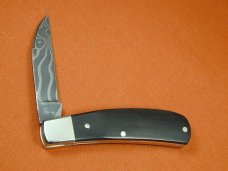 Tuna Valley Cutlery Gabon Ebony Damascus Phoenix Jack Knife Super Rare 1 of 70 COA USA Made A   