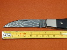 Tuna Valley Cutlery Gabon Ebony Damascus Phoenix Jack Knife Super Rare 1 of 70 COA USA Made A   