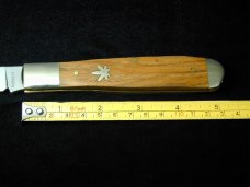 Weed & Co. 2021 Chestnut Wood Large Coke Bottle 1st Year Knife Rare 6100CHEST USA Made