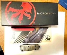 Microtech Troodon Mini D/E OTF Auto Knife 238-1 TG CA Legal