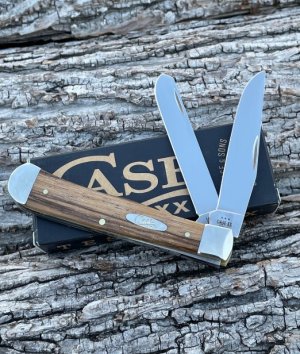 CASE XX  2024 SMOOTH NATURAL ZEBRA WOOD TRAPPER