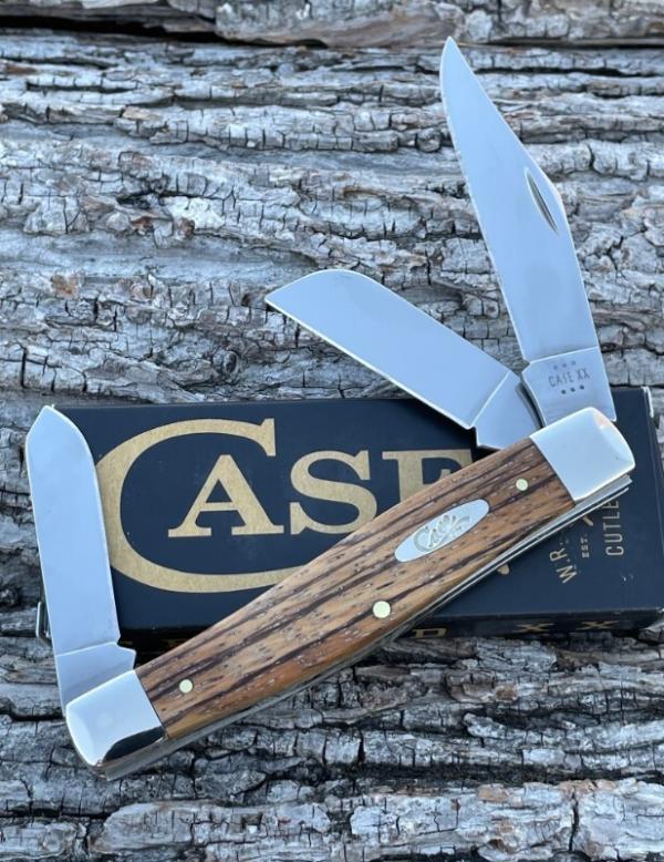 CASE XX ** 2024 SMOOTH NATURAL ZEBRA WOOD LARGE STOCKMAN CASE XX ** 2024 SMOOTH NATURAL ZEBRA WOOD LARGE STOCKMAN