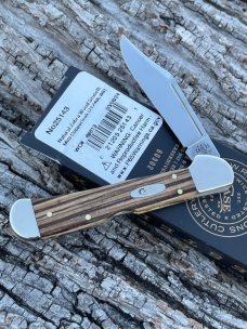 CASE XX ** 2024 SMOOTH NATURAL ZEBRA WOOD MINI COPPERLOCK