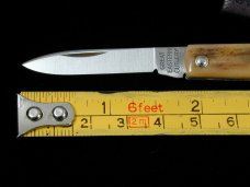 Great Eastern Cutlery Sambar Stag Keychain Knife 052121 NIT Stainless Spear Point Made In USA