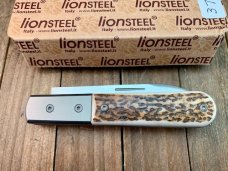 Lionsteel Beerlow Stag Maniago Italy M390 Steel