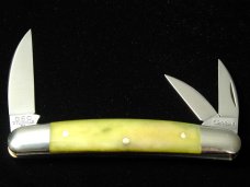 Great Eastern Cutlery Smooth Green Banana Bone Pocket Carver Knife NIT 620324 Wharncliffe USA