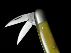 Great Eastern Cutlery Smooth Green Banana Bone Pocket Carver Knife NIT 620324 Wharncliffe USA