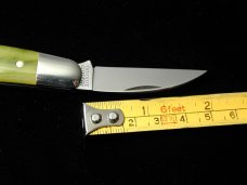 Great Eastern Cutlery Smooth Green Banana Bone Pocket Carver Knife NIT 620324 Wharncliffe USA