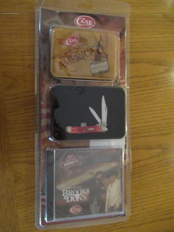 Case XX 2008 Red Bone Peanut with Brooks & Dunn CD Case XX 2008 Red Bone Peanut with Brooks & Dunn CD