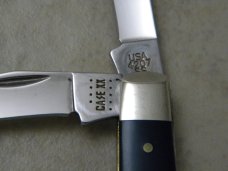 Case XX USA 2021 Navy Blue Composition 4207 SS Mini Trapper Knife NIB